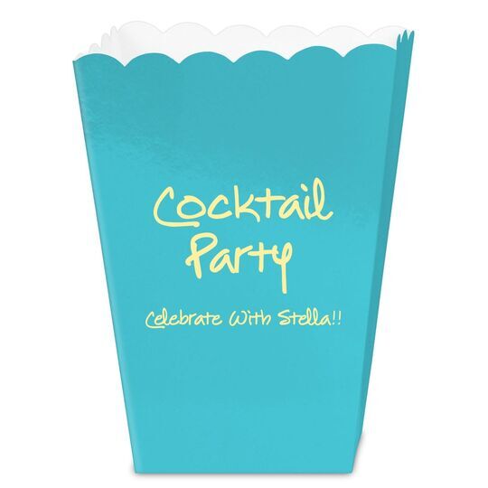 Studio Cocktail Party Mini Popcorn Boxes